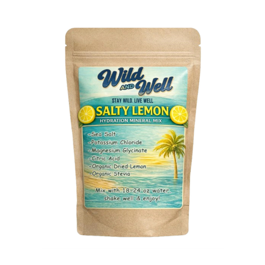 Wild & Well Mineral Salt mix - Salty Lemon